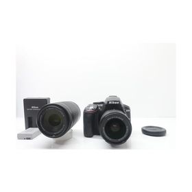 Nikon デジタル一眼レフカメラ D5300 AF-P ダブルズームキット ブラック D5300WZ3