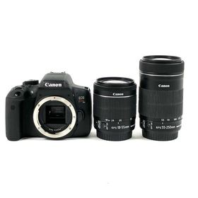 キヤノン Canon EOS Kiss X8i ダブルズームキット デジタル 一眼レフカメラ 中古