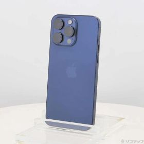 ソフマップ 〔中古品〕 iPhone15 Pro Max 512GB ブルーチタニウム MU6X3J／A SIMフリー【305】