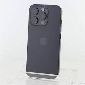 〔中古〕Apple(アップル) iPhone16 Pro 128GB ブラックチタニウム MYMV3J／A SIMフリー〔377-ud〕