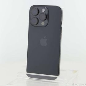 〔中古〕Apple(アップル) iPhone16 Pro 128GB ブラックチタニウム NYMV3J／A SIMフリー〔377-ud〕