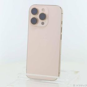〔中古〕Apple(アップル) iPhone16 Pro 128GB デザートチタニウム MYMX3J／A SIMフリー〔377-ud〕