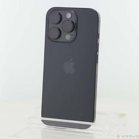 〔中古〕Apple(アップル) iPhone16 Pro 128GB ブラックチタニウム MYMV3J／A SIMフリー〔377-ud〕