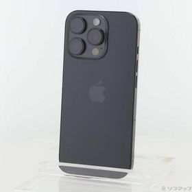 〔中古〕Apple(アップル) iPhone16 Pro 128GB ブラックチタニウム MYMV3J／A SIMフリー〔377-ud〕