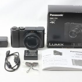 ◆新品同様◆Panasonic パナソニック LUMIX DMC-TX1 ブラック 付属品完備 元箱◇M49834