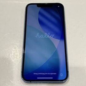 Apple アップル iPhone 13 mini 128GB SIMフリー バッテリ72％ MLJH3J/A 判定○ ブルー系 動作確認済