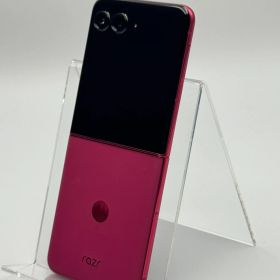 【中古A】motorola razr 50 ultra XT2451-5 512GB ホットピンク SIMフリー 白ロム