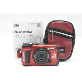 OM SYSYTEM コンパクトデジタルカメラ Tough TG-7 レッド 防水15m/防塵/耐荷重100kg/耐低温-10℃