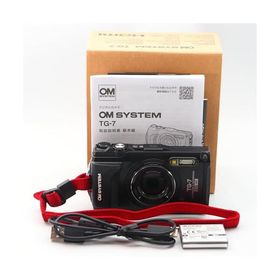 OM SYSYTEM コンパクトデジタルカメラ Tough TG-7 ブラック 防水15m/防塵/耐荷重100kg/耐低温-10℃