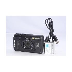 OM SYSYTEM コンパクトデジタルカメラ Tough TG-7 ブラック 防水15m/防塵/耐荷重100kg/耐低温-10℃