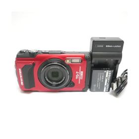 OM SYSYTEM コンパクトデジタルカメラ Tough TG-7 レッド 防水15m/防塵/耐荷重100kg/耐低温-10℃