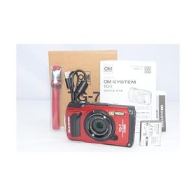 OM SYSYTEM コンパクトデジタルカメラ Tough TG-7 レッド 防水15m/防塵/耐荷重100kg/耐低温-10℃