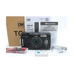 OM SYSYTEM コンパクトデジタルカメラ Tough TG-7 ブラック 防水15m/防塵/耐荷重100kg/耐低温-10℃