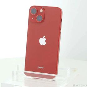 【中古】Apple(アップル) iPhone13 mini 128GB プロダクトレッド MLJG3J／A SIMフリー 【352-ud】