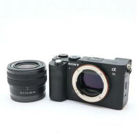 【中古】 《美品》 SONY α7C ズームレンズキット ILCE-7CL ブラック 【シューバネ液晶パネル外装リアカバー部品交換/各部点検済】 [ デジタルカメラ ]