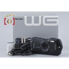 【中古】RICOH リコー PENTAX ペンタックス WG-50 ブラック 防水デジタルカメラ シャッター回数僅少 元箱付き