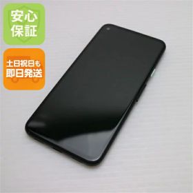 【中古】美品 SIMフリー Google Pixel 4a ブラック スマホ 白ロム 中古 土日祝発送OK