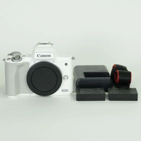 [美品 | バッテリー2個付] Canon EOS Kiss M2 [ボディ ホワイト] | Canon EF-Mマウント