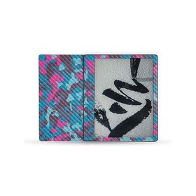 MightySkins Carbon Fiber Skin Compatible with Kindle Scribe (2022) Full Wrap - Cool Blue Pink Camo | Textured Carbon Fiber Finish | Easy t_並行輸入