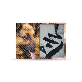 MightySkins Carbon Fiber Skin Compatible with Kindle Scribe (2022) Full Wrap - German Shepherd | Textured Carbon Fiber Finish | Easy to Ap_並行輸入