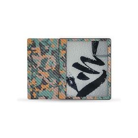 MightySkins Carbon Fiber Skin Compatible with Kindle Scribe (2022) Full Wrap - Muted Camouflage | Textured Carbon Fiber Finish | Easy to A_並行輸入