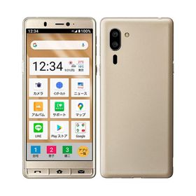 シンプルスマホ5 A001SH[32GB] SoftBank シャンパンゴールド【…