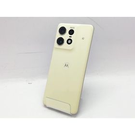 【中古】MOTOROLA SoftBank 【SIMフリー】 motorola edge 50s pro バニラクリーム 8GB 256GB A402MO【三宮駅前】保証期間１ヶ月【ランクA】