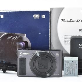 [並品] Canon PowerShot SX620 HS コンパクトデジタルカメラ コンデジ ブラック 箱付き #2798923A