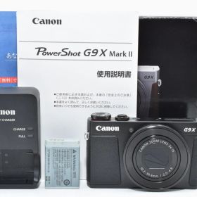 ■美品■ CANON PowerShot G9 X Mark II ブラック PSG9XMARKIIBK