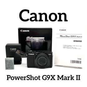 美品♪ Canon PowerShot G9X Mark II ブラック