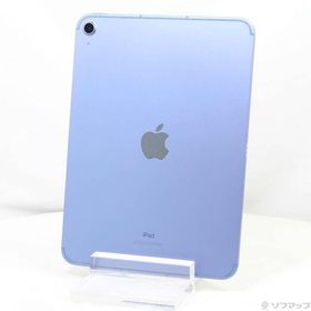〔中古〕Apple(アップル) iPad 第10世代 64GB ブルー MQ6K3J／A SoftBankロック解除SIMフリー〔377-ud〕