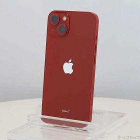 【中古】Apple(アップル) iPhone13 128GB プロダクトレッド MLNF3J／A SIMフリー 【262-ud】