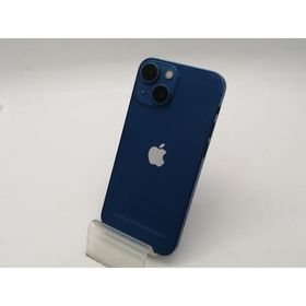 【中古】【赤ロム保証あり】Apple au 【SIMフリー】 iPhone 13 mini 128GB ブルー MLJH3J/A【大須2】保証期間１ヶ月【ランクC】