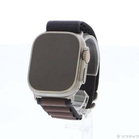 〔中古〕Apple(アップル) Apple Watch Ultra 2 GPS + Cellular 49mm チタニウムケース インディゴアルパインループ〔377-ud〕