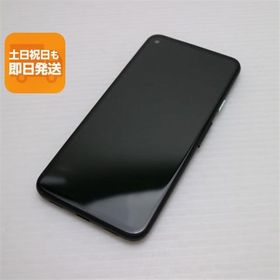 美品 SIMフリー Google Pixel 4a ブラック スマホ 白ロム 中古 あすつく 土日祝発送OK