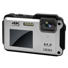 高橋国際商事(TAKA WORLD) TT-WD1300 シルバー Bluemake4K防水コンパクトデジタルカメラ1300万画素防水 防塵 耐衝撃