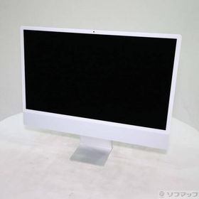 〔中古〕Apple(アップル) iMac 24-inch Mid-2021 MGTF3J／A Apple M1 8コアCPU_7コアGPU 8GB SSD512GB シルバー 〔15.7 Sequoia〕〔258-ud〕