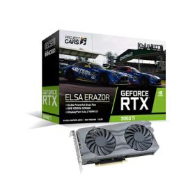 【中古】 エルザ GeForce RTX 3060Ti グラフィックスボード ERAZOR LHR GD3060T-8GEREZH VD7805