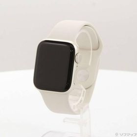 〔中古〕Apple(アップル) Apple Watch SE 第2世代 GPS 40mm スターライトアルミニウムケース スターライトスポーツバンド〔352-ud〕
