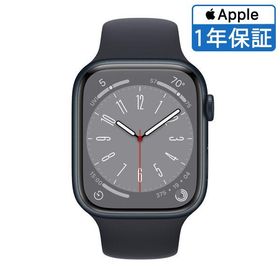 【Apple 整備済品 CPO】Apple Watch 8 45mm GPSモデル ミッドナイトアルミニウムケース、M/L ミッドナイトスポーツバンド FNUL3LL/A