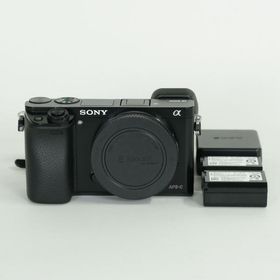 [良品 | シャッター数2,920回｜バッテリー2個付] SONY α6000（ILCE-6000） [ボディ ブラック] | SONY Eマウント