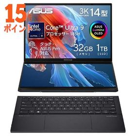 15倍ポイント ASUS エイスース ノートパソコン Zenbook Duo [ 14型 Win11 Core Ultra 9 メモリ32GB …