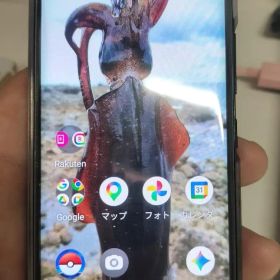 【バッテリー新品交換済】楽天Hand 4G 黒 予備電池＋ケース付 ※画面小傷有