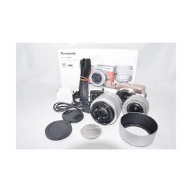 パナソニック ミラーレス一眼カメラ ルミックス GF10 ダブルレンズキット 標準ズームレンズ/単焦点レンズ付属 ホワイト DC-GF10W-W