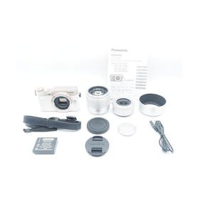 パナソニック ミラーレス一眼カメラ ルミックス GF10 ダブルレンズキット 標準ズームレンズ/単焦点レンズ付属 ホワイト DC-GF10W-W