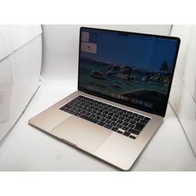 【中古】Apple MacBook Air 15インチ CTO (M3,2024) スターライト M3(CPU:8C/GPU:10C)/16G/512G【OSU301】保証期間１ヶ月【ランクA】