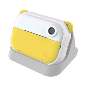 Oaxis(オアキシス) FC2402SA-YW01 myFirst Camera Insta Wi(イエロー) 1200万画素 感熱紙ラベルプリンター機能付 動画撮影 microSD16GB付