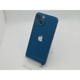 【中古】Apple docomo 【SIMフリー】 iPhone 13 mini 128GB ブルー MLJH3J/A【新橋烏森通り】保証期間1ヶ月【ランクC】