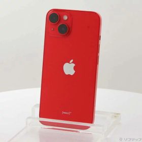 【中古】Apple(アップル) iPhone14 128GB プロダクトレッド MPV93J／A SIMフリー 【377-ud】
