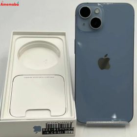 【中古】iPhone14 128GB ブルー MPVJ3J/A docomo版SIMフリー 訳あり品